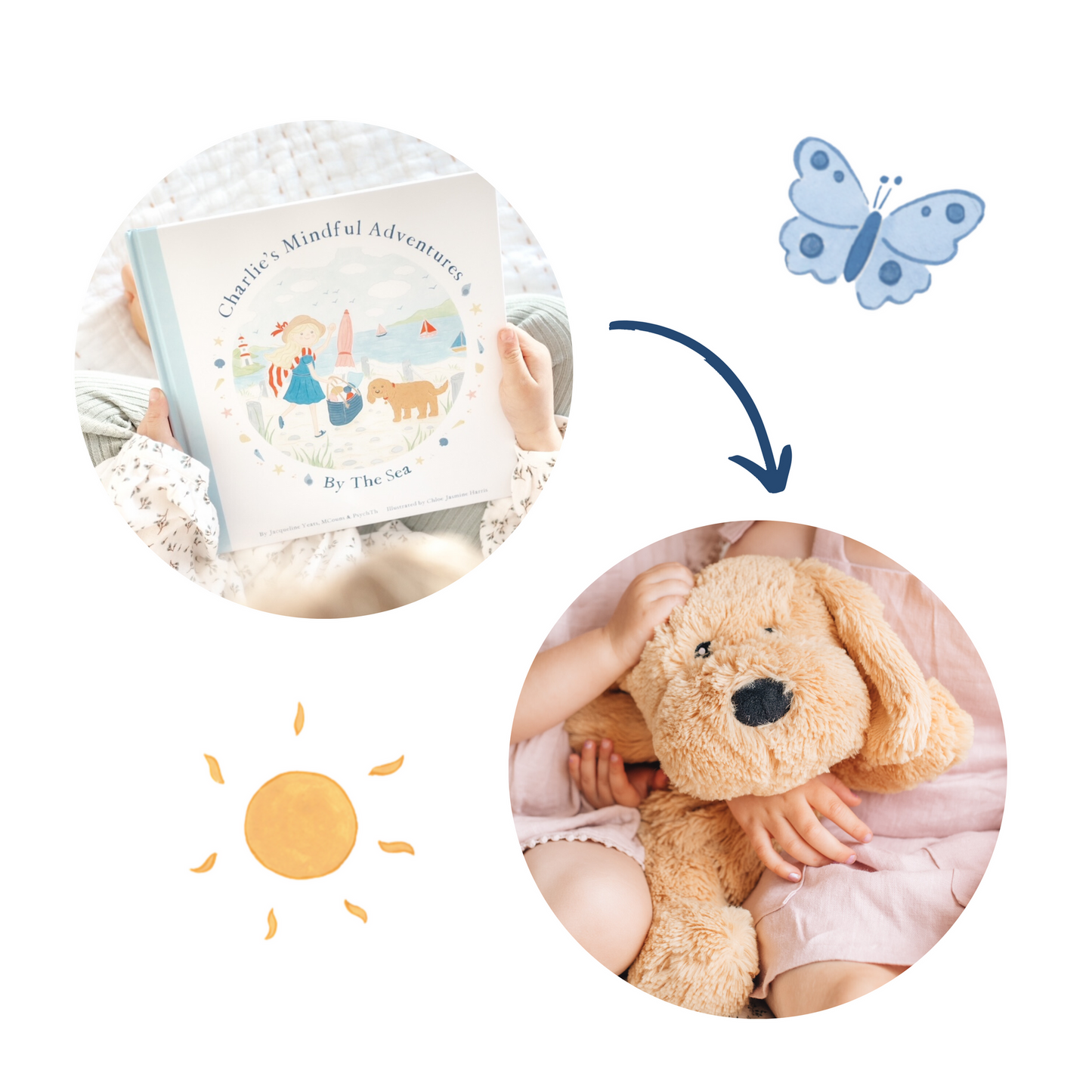 Charlie the Weighted Puppy Dog and Charlies Mindful Adventure By The Sea Pack