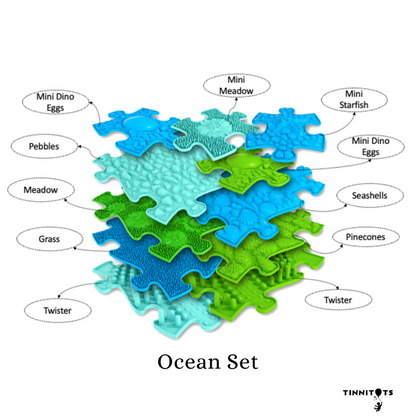 Ocean Sensory Playmat Set