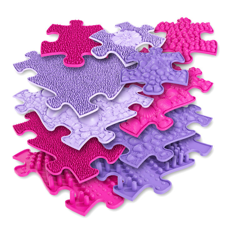 Pink/Purple Sensory Playmat Set