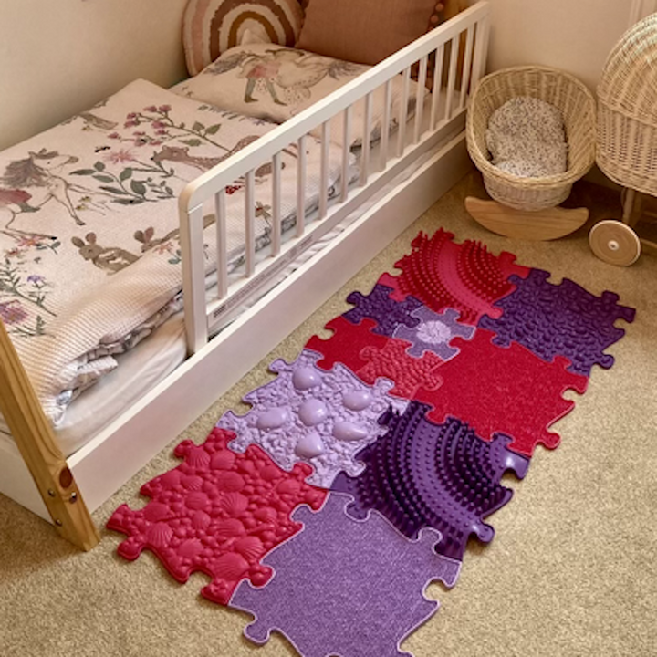 Pink/Purple Sensory Playmat Set